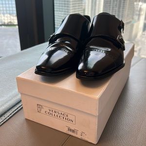 Black Versace Dress Shoes